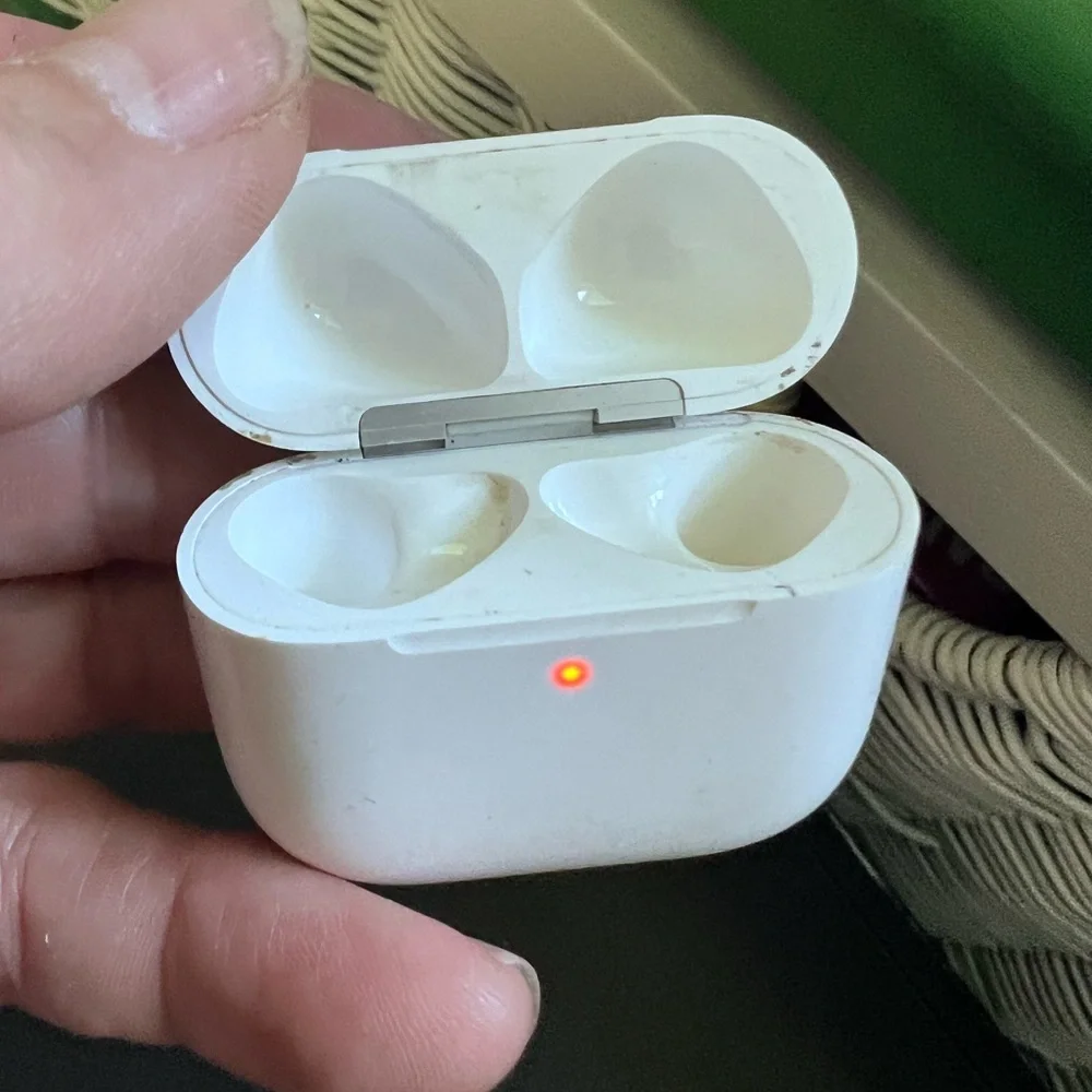 APPLE White Wireless Earbuds CHARGING Case Great Working Condition APPLE ❤️